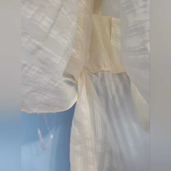 Zara Knotted Stripe Tunic Top Size XL - Picture 9 of 11